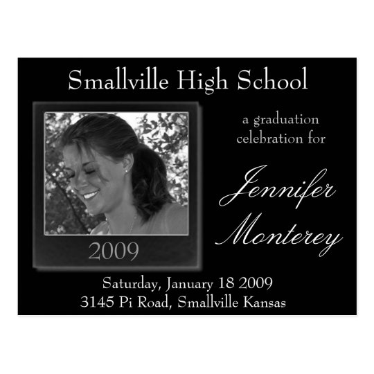 Cheap Graduation Invitations Photo Postcard