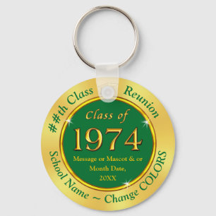 Cheap Green and Gold, Class of 1974, Favours Keychain