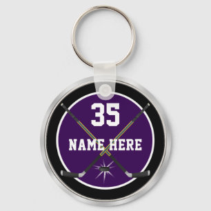 Cheap Hockey Keychains, Your Team Colours and Text Keychain