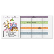 CHEAP KIDS SCHEDULE/TIMETABLE Reward Chart MAGNET