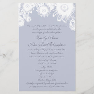 Cheap Lavender Vintage Floral Wedding Invitations