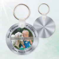 Personalised keyrings hot sale with photo