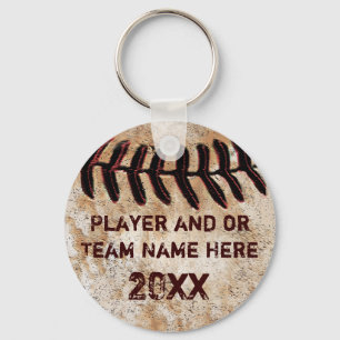 CHEAP PERSONALIZED Baseball Team Gifts YOUR TEXT Keychain