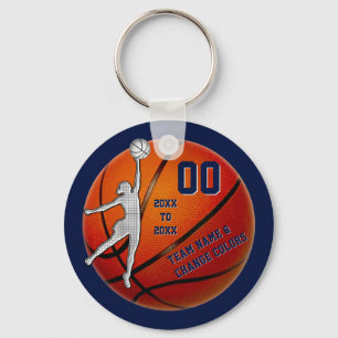 Cheap Personalized Gifts for Girls Basketball Team Keychain