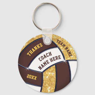 Cheap Personalized Volleyball Gifts for Coaches Keychain