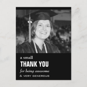 Cheap Photo Graduation Thank You Card