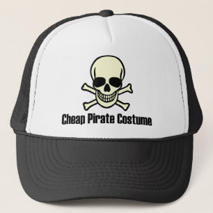 Cheap Pirate Costume Trucker Hat