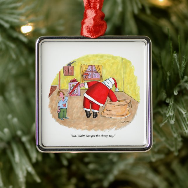 Cheap Toy square premium ornament (Tree)