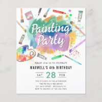 Cheap Watercolor Art Paint Painting Party Birthday