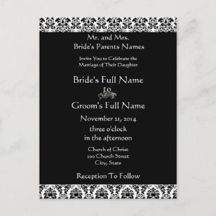 Cheap Wedding Invitation Postcards