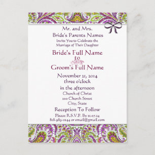 Cheap Wedding Invitation Postcards