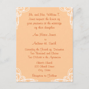 Cheap Wedding Invitation Postcards