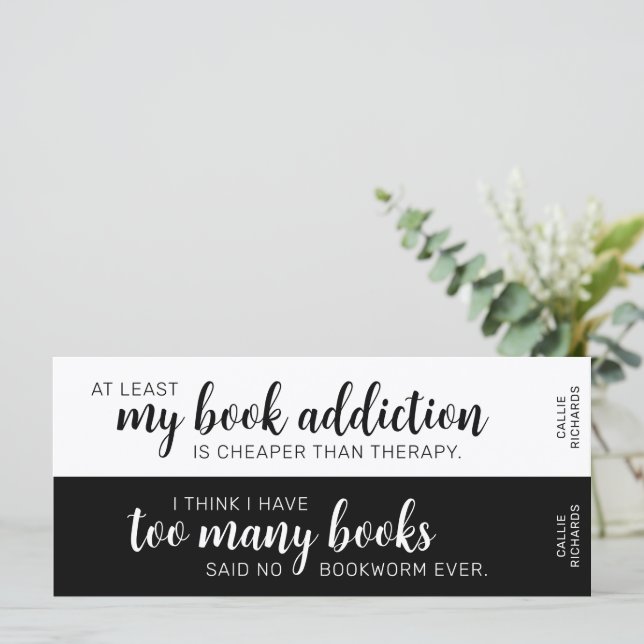Cheaper Than Therapy: 2-in-1 Bookmarks (Standing Front)
