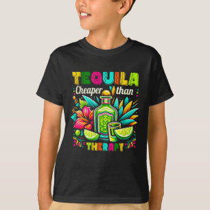 Cheaper-than therapy drinking cinco de mayo mexica T-Shirt
