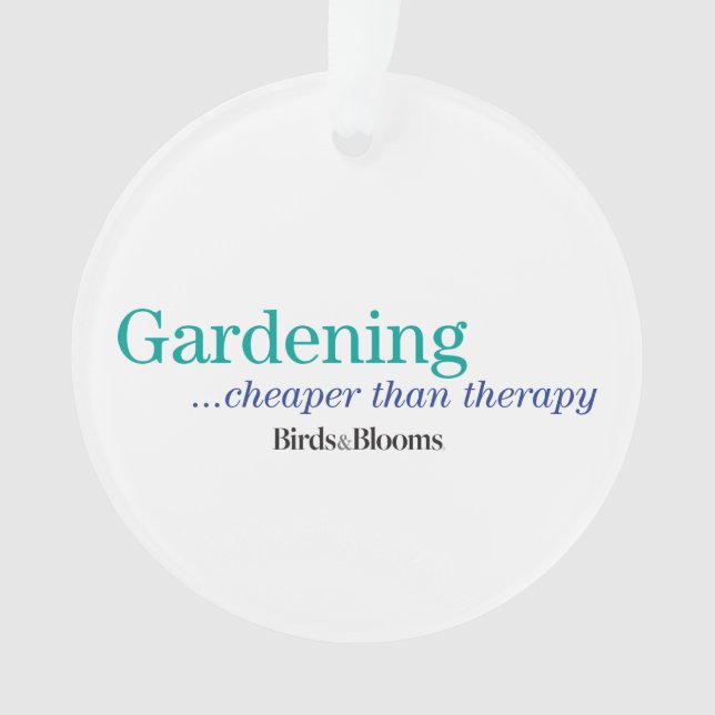 Cheaper Than Therapy Ornament (Front)