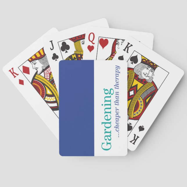 Cheaper Than Therapy Playing Cards (Back)