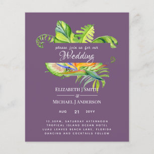 Cheapest Tropical Leaves Wedding Luau Reception