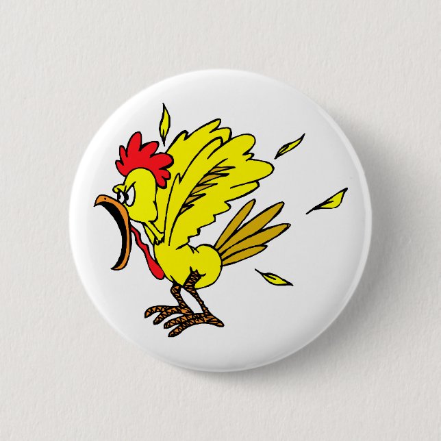 Cheapo Chicken 2 Inch Round Button (Front)