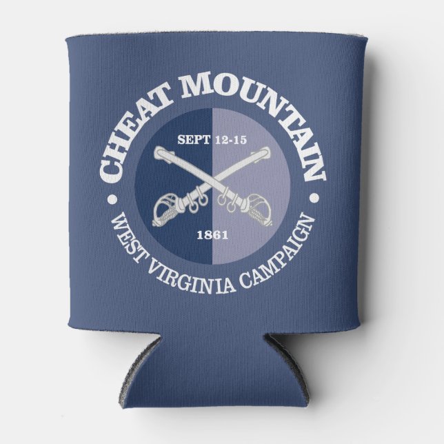 Cheat Mountain (B&G) Can Cooler (Front)