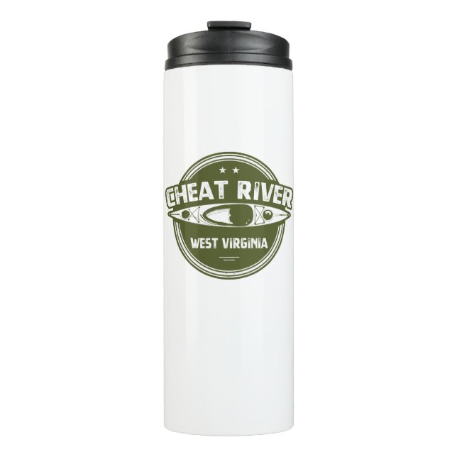 Cheat River, West Virginia Thermal Tumbler (Front)