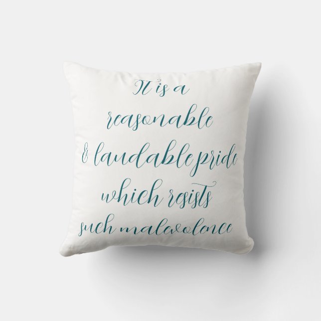 Cheat your enemies of victory throw pillow (Back)
