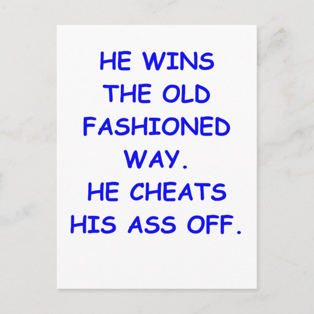 cheater postcard (Front)