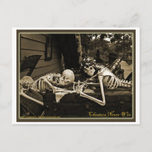 Cheaters Never Win Postcard