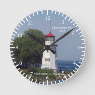 Cheboygan Crib Light clock