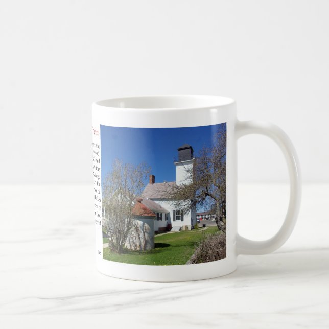 Cheboygan Front Range Light history mug (Right)
