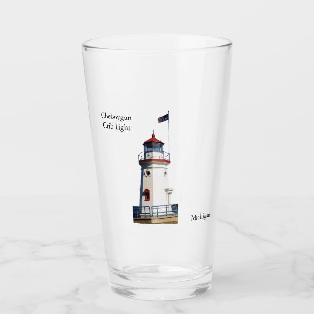 Cheboygan Light glass (Front)