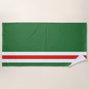 Chechen Republic of Ichkeria Flag Beach Towel