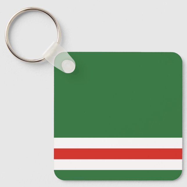 Chechen Republic of Ichkeria Flag Keychain (Front)