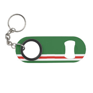 Chechen Republic of Ichkeria Flag Keychain Bottle Opener