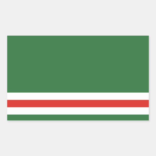 Chechen Republic of Ichkeria Flag Sticker (Front)