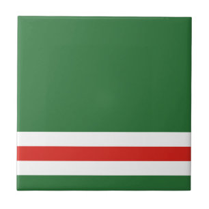 Chechen Republic of Ichkeria Flag Tile