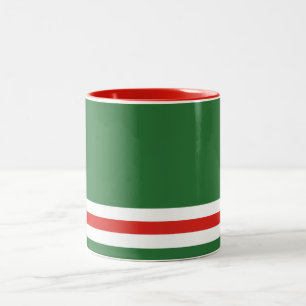 Chechen Republic of Ichkeria Flag Two-Tone Coffee Mug