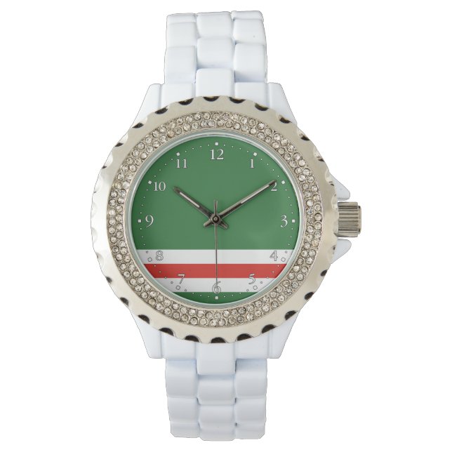 Chechen Republic of Ichkeria Flag Watch (Front)