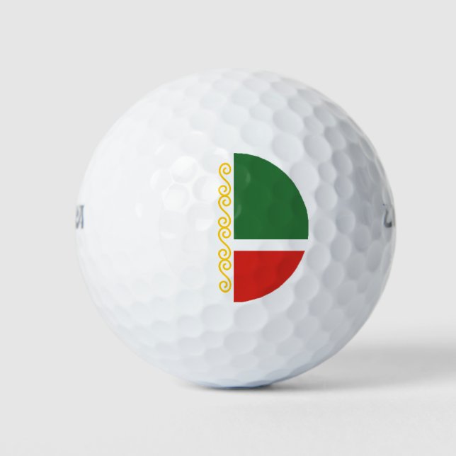 Chechnya Flag Golf Balls (Front)