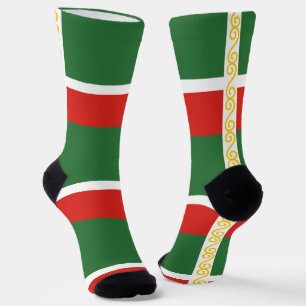 Chechnya Flag Socks