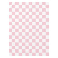 Check Baby Pink And White Chequerboard Pattern