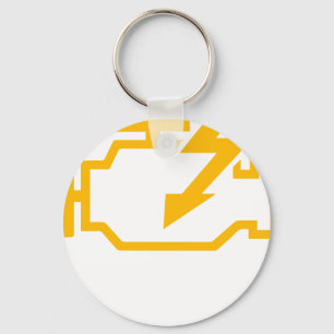 Check Engine Light Funny Mechanic Macanic Machanic Keychain