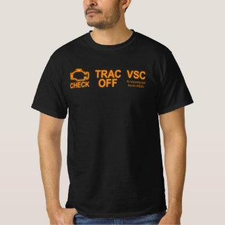 Check Engine Trac Off VSC Scion XB Warning Lights T-Shirt