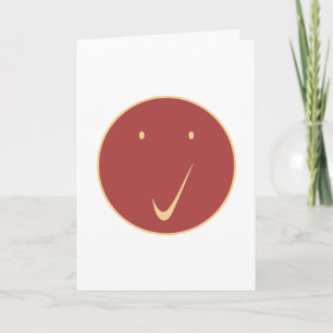 Check face - Tick/Black. Card
