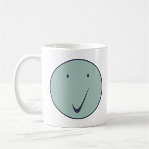 Check face - Tick, Dark/Blue01.  Coffee Mug
