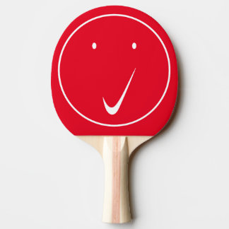 Check face - Tick/White. Ping Pong Paddle