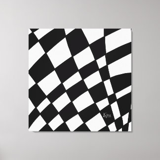 Check It Stretched Canvas Print
