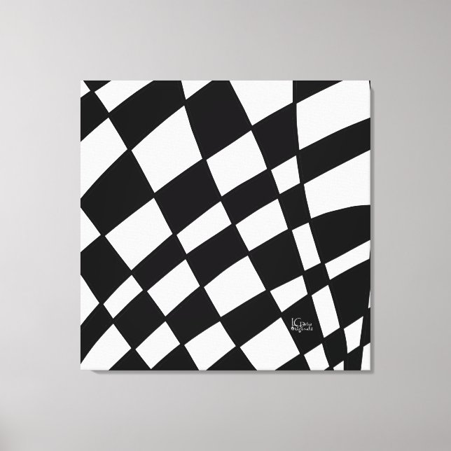 Check It Stretched Canvas Print (Front)