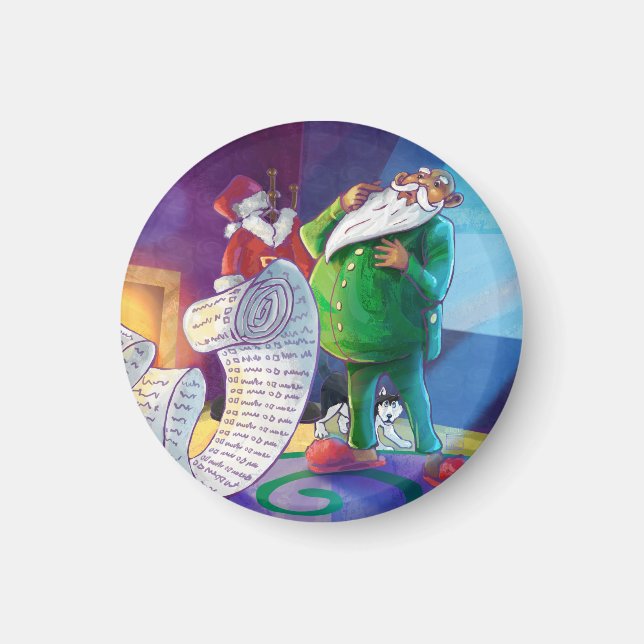 Check it Twice Santa Magnet (Front)