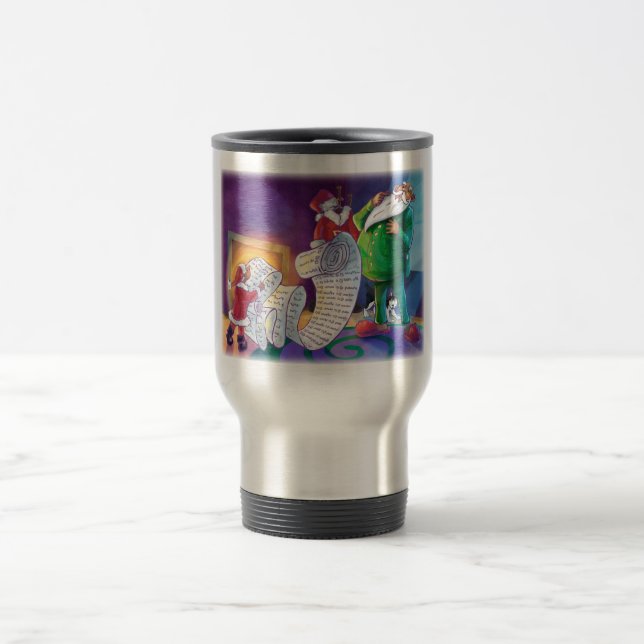 Check it Twice Santa Travel Mug (Center)