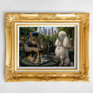 Check Mate in Central Park No 1 Photo Print